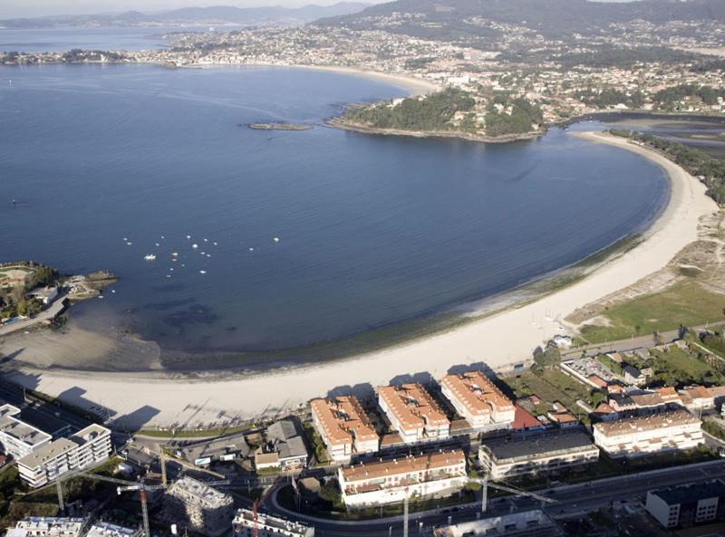 Ferienwohnung Vivienda Con Terraza En Playas De Baiona Exterior foto