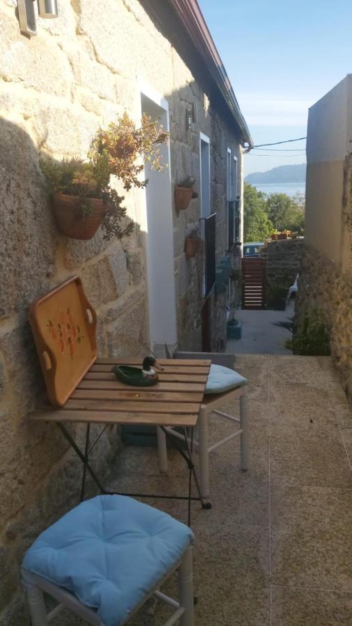 Ferienwohnung Vivienda Con Terraza En Playas De Baiona Exterior foto