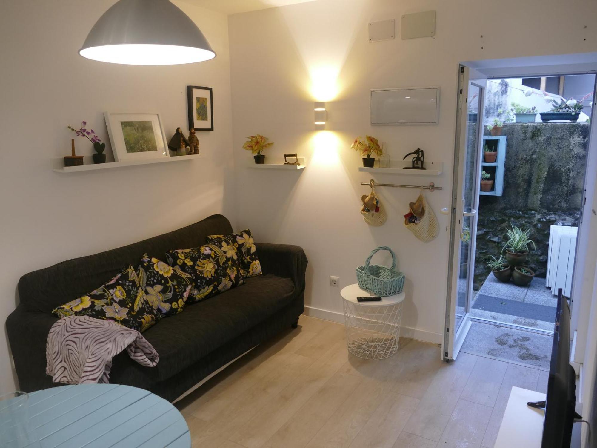 Ferienwohnung Vivienda Con Terraza En Playas De Baiona Exterior foto